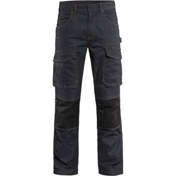 Blaklader Service werkbroek denim - Marineblauw/Zwart - D92 Blaklader Service werkbroek denim - Marineblauw/Zwart - D92