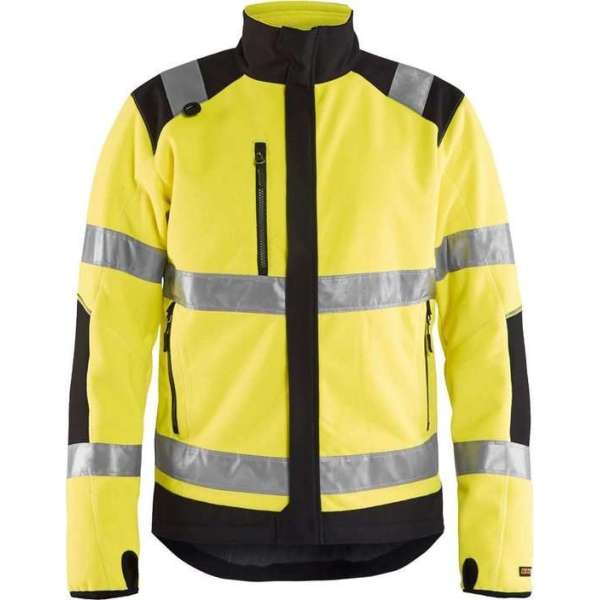 Blåkläder 4888-2524 Fleecejack High Vis Geel/Zwart maat XXXL Blåkläder 4888-2524 Fleecejack High Vis Geel/Zwart maat XXXL