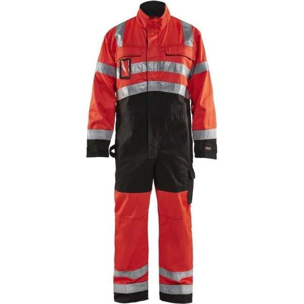 Blåkläder 6373-1804 Overall High Vis Rood/Zwart maat 46 Blåkläder 6373-1804 Overall High Vis Rood/Zwart maat 46