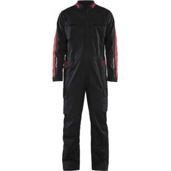 Blaklader Industrie overall stretch - Zwart/Rood - C62