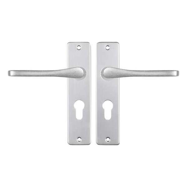 Starx Deurklink Aluminium – Deurbeslag – Deurschild voor Profielcilinder (PC55) – Deurklink Vlinder Starx Deurklink Aluminium – Deurbeslag – Deurschild voor Profielcilinder (PC55) – Deurklink Vlinder
