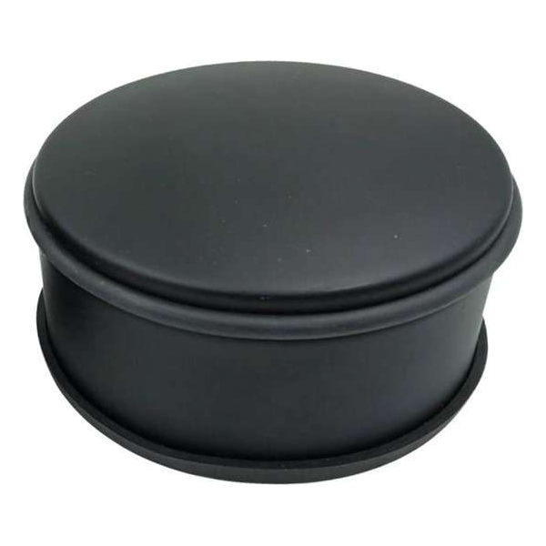 Deurstop - Ø11x5.5cm - Mat Zwart - Beschermrand - Staal - Deurstopper Deurstop - Ø11x5.5cm - Mat Zwart - Beschermrand - Staal - Deurstopper