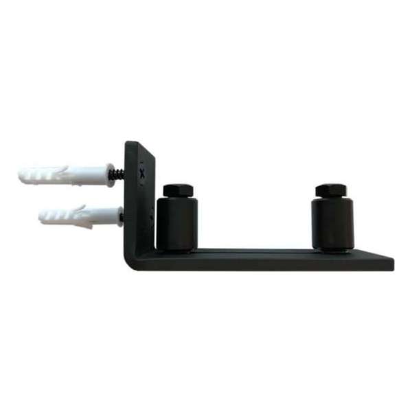 Barnwoodweb Deurgeleiding - wandbevestiging verstelbaar (met rollers) - zwart Barnwoodweb Deurgeleiding - wandbevestiging verstelbaar (met rollers) - zwart