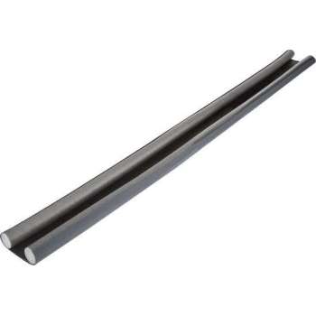 JOOLFA Tochtstrip - Grijs - Tochtstrips voor deuren - Zelfklevend - Tochtstopper - Tochtband - 95 cm