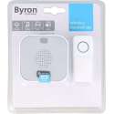 Byron Wireless Doorbell Set Wit - Werkt op batterij - Draadloos -