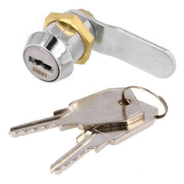 Locker slot - Kantelslot - 22mm - gelijke sleutels - 25001 Locker slot - Kantelslot - 22mm - gelijke sleutels - 25001