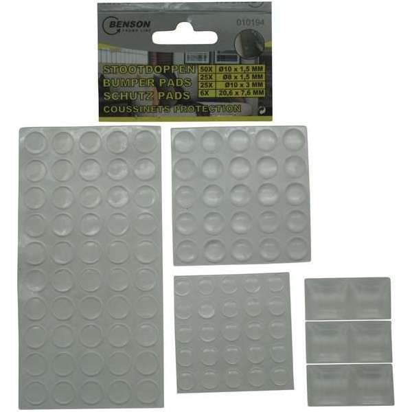 Hofftech Siliconendruppels / Stootdoppen - 106 Stuks (diverse maten) Hofftech Siliconendruppels / Stootdoppen - 106 Stuks (diverse maten)
