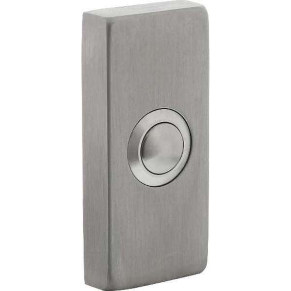 Intersteel Deurbel rechthoekig verdekt rvs Intersteel Deurbel rechthoekig verdekt rvs