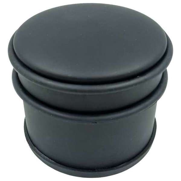 Deurstop - Ø9x7.5cm - Mat Zwart - Staal - Deurstopper Deurstop - Ø9x7.5cm - Mat Zwart - Staal - Deurstopper