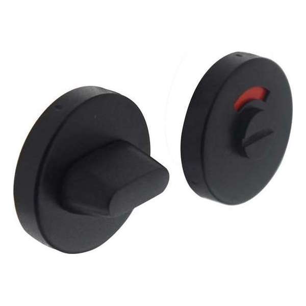 Intersteel Rozet toilet-/badkamersluiting rond verdekt metaal rvs mat zwart Intersteel Rozet toilet-/badkamersluiting rond verdekt metaal rvs mat zwart