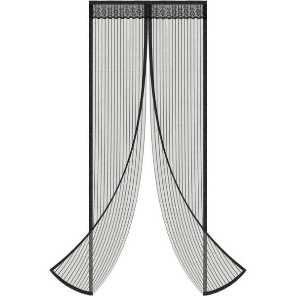 O'DADDY vliegengordijn deur magnetisch -100x230 cm - zwart O'DADDY vliegengordijn deur magnetisch -100x230 cm - zwart