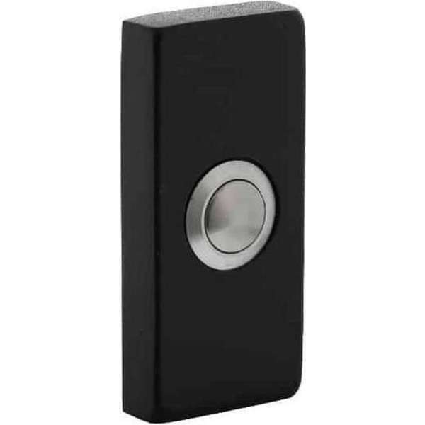 Intersteel Deurbel rechthoekig 65x30x10 mm verdekt rvs / zwart Intersteel Deurbel rechthoekig 65x30x10 mm verdekt rvs / zwart
