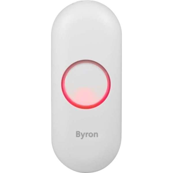 Byron DBY-23510 Beldrukker uitbreidingsset – LED indicatie lampje – 100 meter bereik Byron DBY-23510 Beldrukker uitbreidingsset – LED indicatie lampje – 100 meter bereik