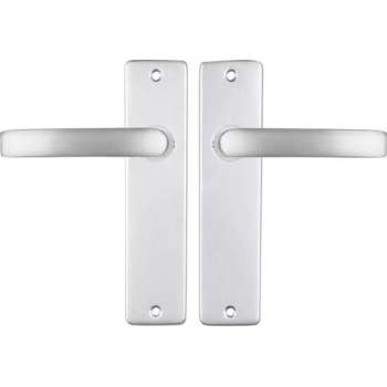 Starx Deurklink Aluminium – Deurbeslag – Deurkruk met Schild – Blind - Deurklink Blok – 43 x 180 x Ø 18 mm