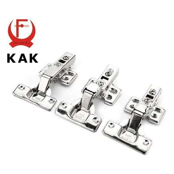 Kast inboorscharnieren 2x - Easy-on - Incl. Schroeven - Inboor- Soft-close - 35mm - vernikkeld - binnenliggend Kast inboorscharnieren 2x - Easy-on - Incl. Schroeven - Inboor- Soft-close - 35mm - vernikkeld - binnenliggend