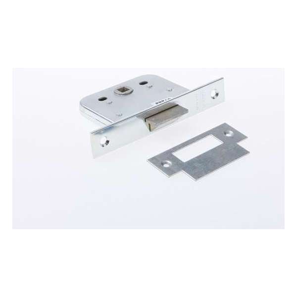 Nemef 55-50 - Loopslot - Voor binnendeuren - Doornmaat 50mm - Met sluitplaat Nemef 55-50 - Loopslot - Voor binnendeuren - Doornmaat 50mm - Met sluitplaat