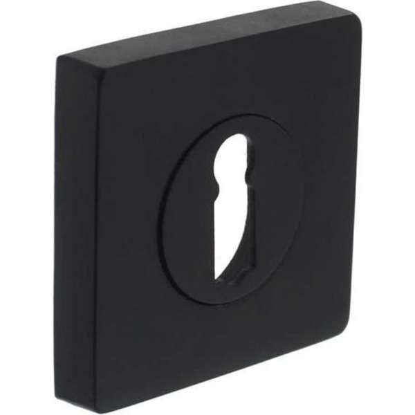 Intersteel Rozet sleutelgat vierkant mat zwart Intersteel Rozet sleutelgat vierkant mat zwart