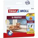 Tesa Moll tochtstrip 05393 D profiel - 9mmx6m wit