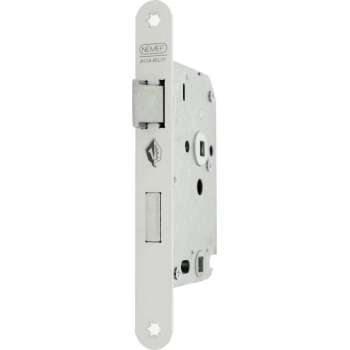 NEMEF 1200 Serie Binnendeurslot Badkamer/Wc-Slot DM50 WC63 1264/35 Gelakt Din LS (excl. Sluitplaat)
