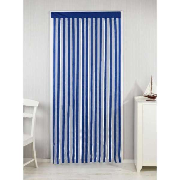 Wenko Deurgordijn blauw-wit 90 x 200 cm Wenko Deurgordijn blauw-wit 90 x 200 cm
