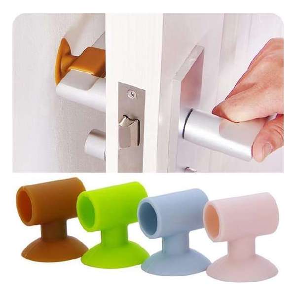 Deurstop|Deur beschermer|Deur stopper deurklink bescherming - WIT Deurstop|Deur beschermer|Deur stopper deurklink bescherming - WIT