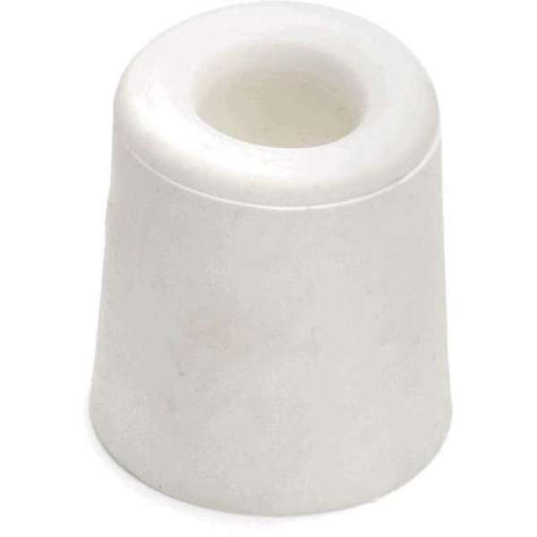 1x stuks deurstopper / deurstoppers rubber wit - 2,4 x 3 cm - deurbuffers / deurbuffer 1x stuks deurstopper / deurstoppers rubber wit - 2,4 x 3 cm - deurbuffers / deurbuffer