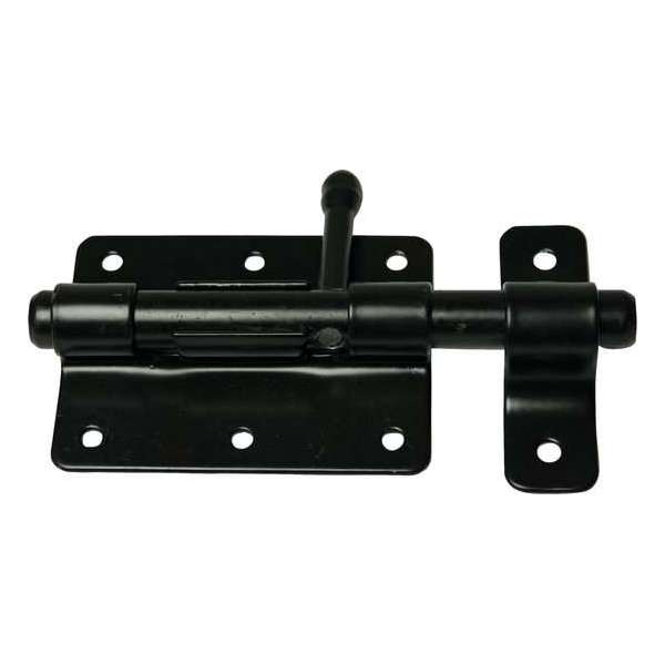 Grendel / schuif zwart 9 x 6 cm - heksluitingen - profielgrendels / poortsloten / plaatgrendels Grendel / schuif zwart 9 x 6 cm - heksluitingen - profielgrendels / poortsloten / plaatgrendels