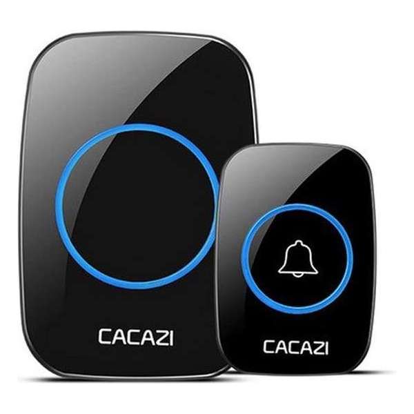 Cacazi - Draadloze deurbel - 60 melodieën - Volume instelbaar Cacazi - Draadloze deurbel - 60 melodieën - Volume instelbaar