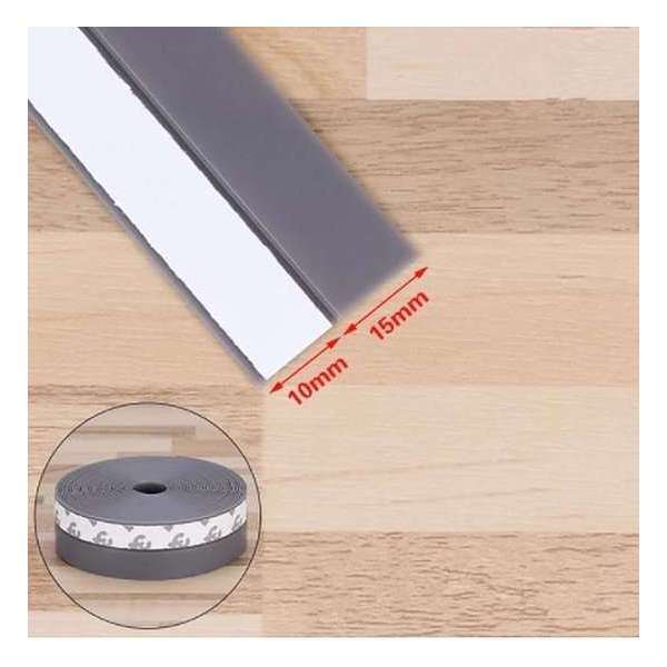Tochtstrip - Tochtband - Anti-rookstrip - Zelfklevend - Deur - Raam - Verwijderbaar - Wind - Grijs - 25mm x 1m Tochtstrip - Tochtband - Anti-rookstrip - Zelfklevend - Deur - Raam - Verwijderbaar - Wind - Grijs - 25mm x 1m
