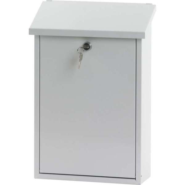 V-part Wandbrievenbus Toledon 27 X 40 Cm Staal Wit V-part Wandbrievenbus Toledon 27 X 40 Cm Staal Wit