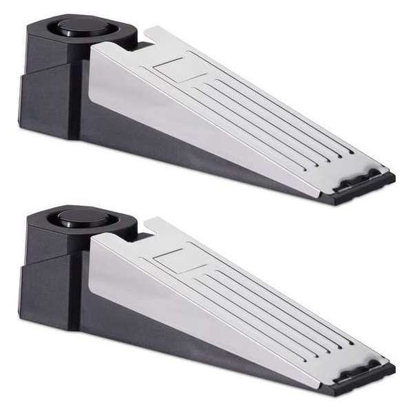 Relaxdays deurwig - Deurstop-alarm - Set van 2 stuks Relaxdays deurwig - Deurstop-alarm - Set van 2 stuks