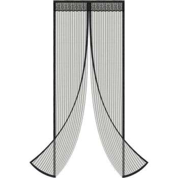 LUMEXX Vliegengordijn - Magnetisch - 90x210 cm - Hordeur - Deur - Zwart