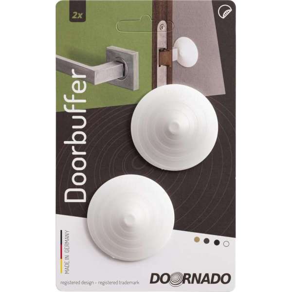 Doornado mini Deurbuffer Coco (Wit) 2 stuks Doornado mini Deurbuffer Coco (Wit) 2 stuks