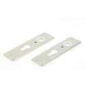 Hoppe Kortschild, aluminium champagne 202kp/pc55