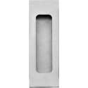 Intersteel Schuifdeurkom rechthoek 120x40mm blind rvs geborsteld