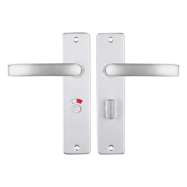 Starx Deurklink Aluminium – Deurbeslag – Deurschild met Toiletsluiting (WC57–5) – Deurklink Blok Starx Deurklink Aluminium – Deurbeslag – Deurschild met Toiletsluiting (WC57–5) – Deurklink Blok