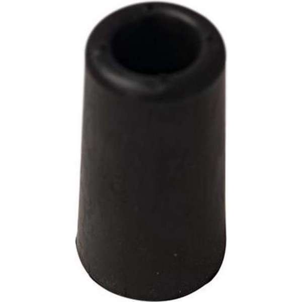 1x stuks deurstopper / deurbuffer rubber zwart 75 mm 1x stuks deurstopper / deurbuffer rubber zwart 75 mm