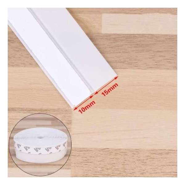 Tochtstrip - Tochtband - Anti-rookstrip - Zelfklevend - Deur - Raam - Verwijderbaar - Wind - Wit - 25mm x 1m Tochtstrip - Tochtband - Anti-rookstrip - Zelfklevend - Deur - Raam - Verwijderbaar - Wind - Wit - 25mm x 1m