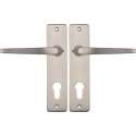Starx Deurklink RVS – Deurbeslag – Deurschild voor Profielcilinder (PC72) – Deurklink Duim