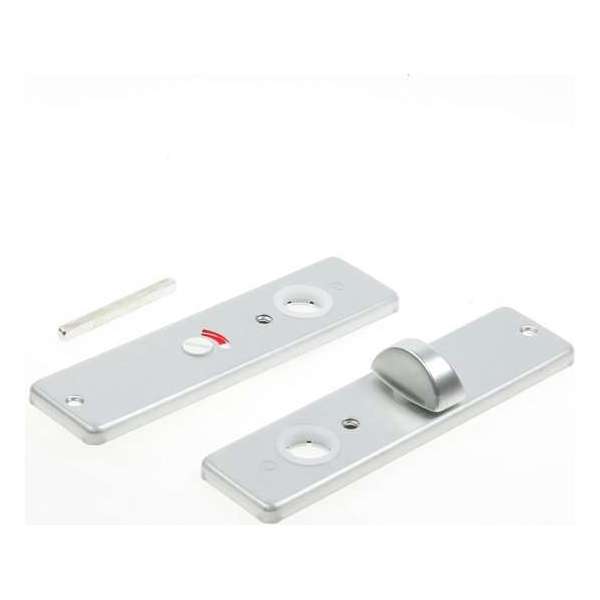 Hoppe Kortschild, aluminium 202kp wc 5x57 zilver Hoppe Kortschild, aluminium 202kp wc 5x57 zilver