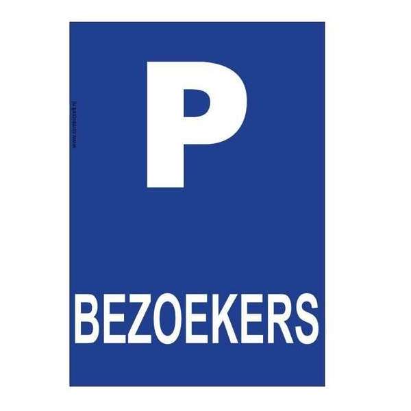 Bordje - Parkeren - Bezoekers Bordje - Parkeren - Bezoekers