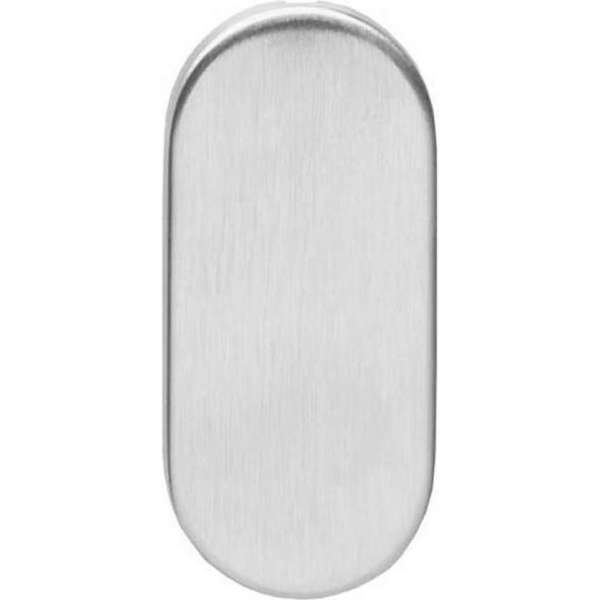 Intersteel Rozet ovaal verdekt rvs geborsteld 4 mm Intersteel Rozet ovaal verdekt rvs geborsteld 4 mm