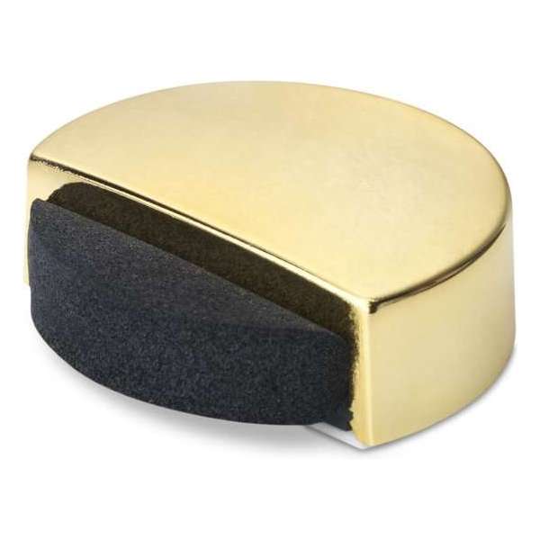 Deurstop geluiddempend/ zelfklevend - Goud gelakt (voor deuren zonder drempels) Deurstop geluiddempend/ zelfklevend - Goud gelakt (voor deuren zonder drempels)