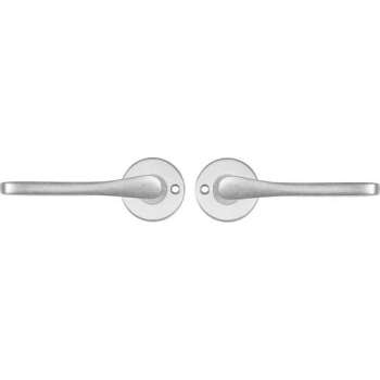 Starx Deurklink Aluminium – Deurbeslag – Deurkruk met Rond – Rozet – Blind – Deurklink Vlinder
