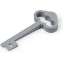Balvi Deurstopper/bumper My Castle 11 Cm Siliconen Grijs