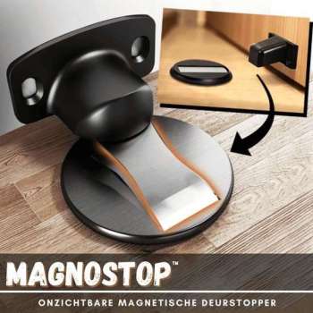 Onzichtbare Magnetische Deurstopper - Zwart