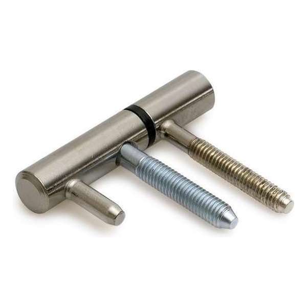 DX Inboorpaumelle Hpl 12mm Vernikkeld voor Metaalkozijn DX Inboorpaumelle Hpl 12mm Vernikkeld voor Metaalkozijn