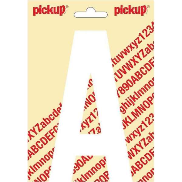 Pickup plakletter Nobel 150 mm wit A - 31012150A Pickup plakletter Nobel 150 mm wit A - 31012150A