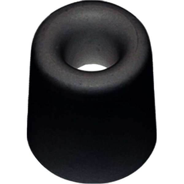 Deurbuffer zwart rubber 25x30mm Deurbuffer zwart rubber 25x30mm