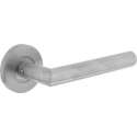 Intersteel Deurkruk Hoek 90° op rozet rvs geborsteld